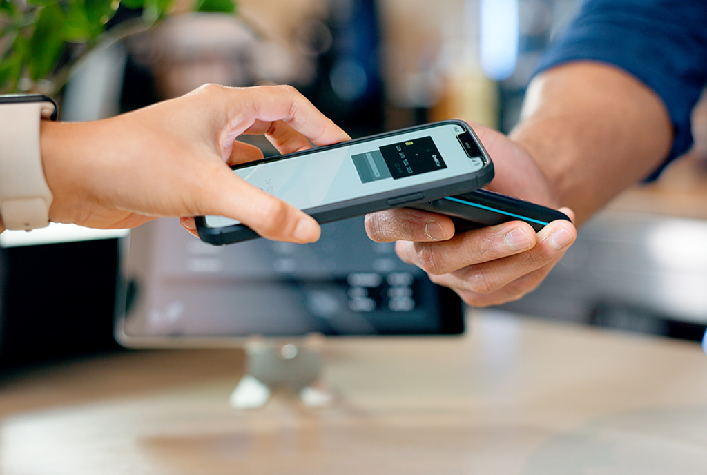 Paying with a phone