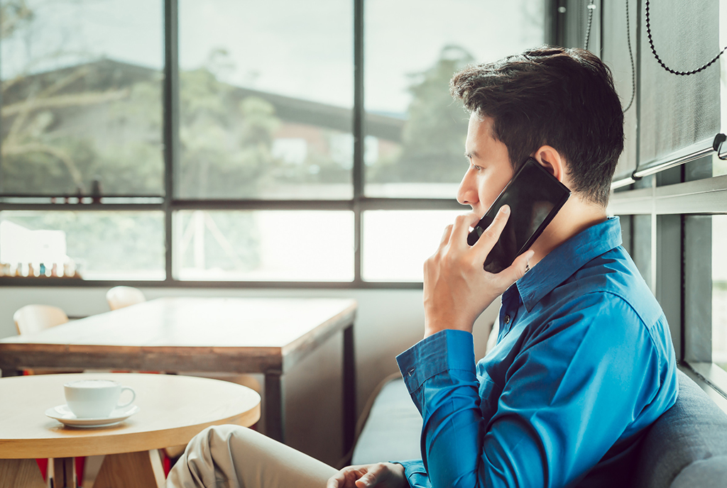 Man on Phone