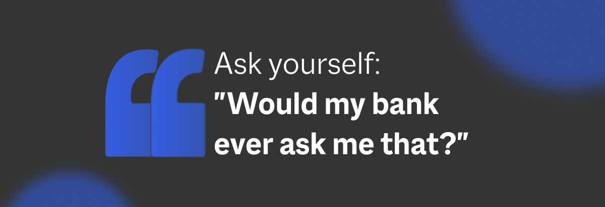 Quotation marks with text reading 