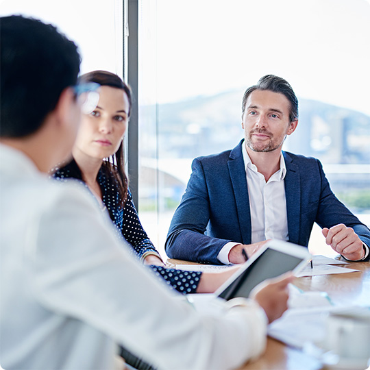business people in meeting