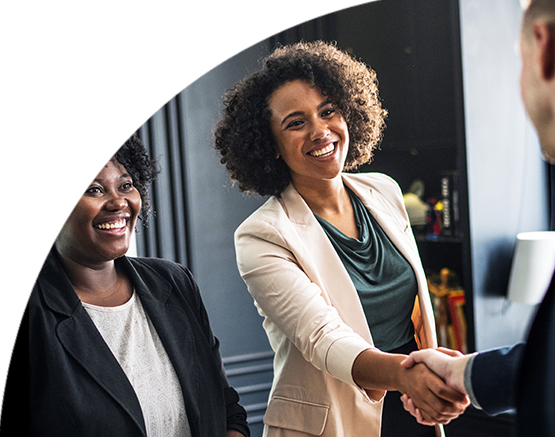 business partners shaking hands