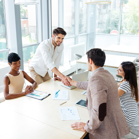 Business People Shaking Hands