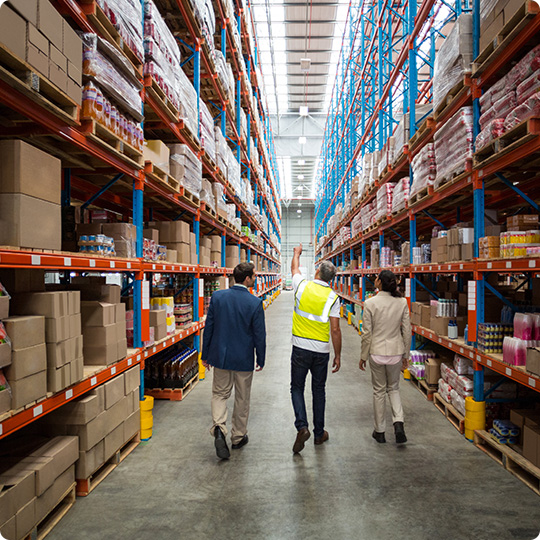 Business Owners looking at inventory