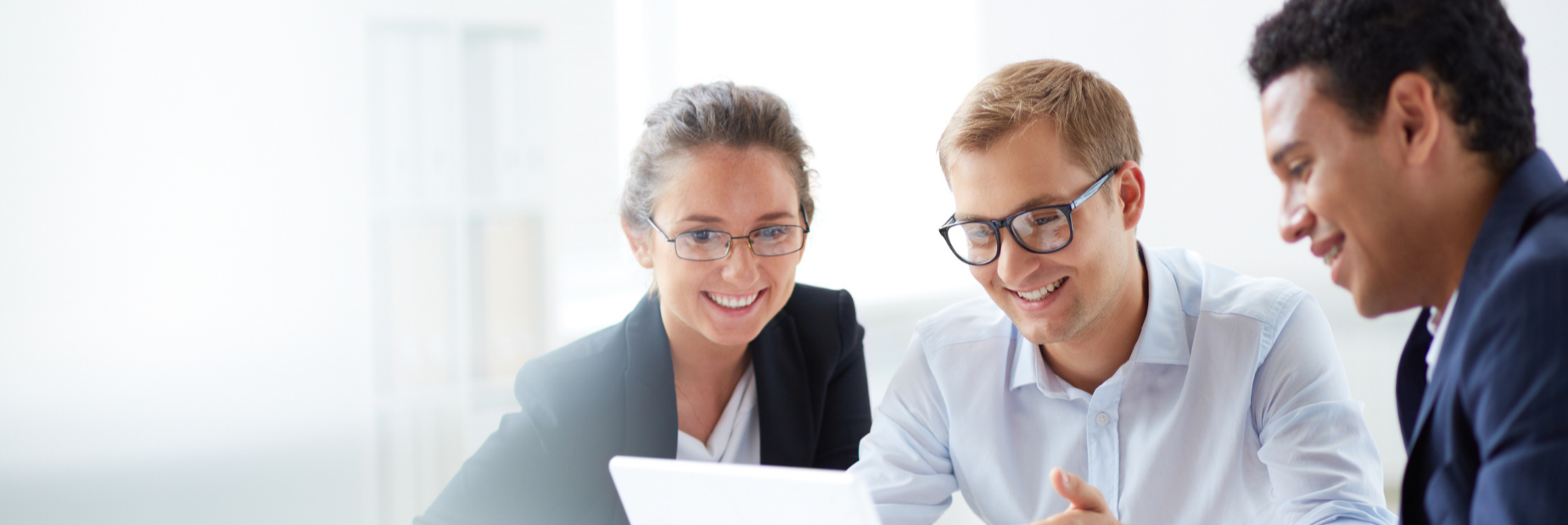 business people reviewing paperwork