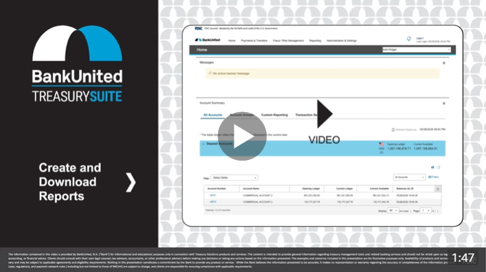 Create and Download Reports